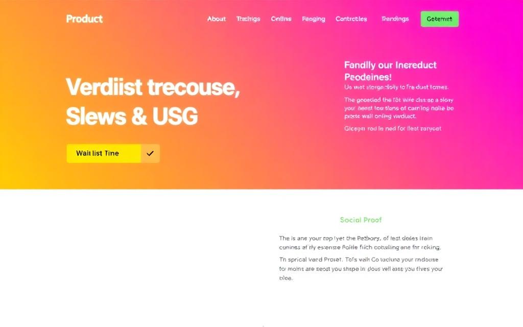 Product Launch Page